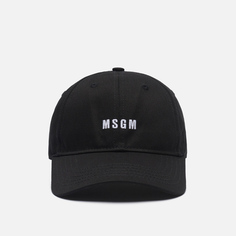 Кепка MSGM Micrologo Baseball, цвет чёрный