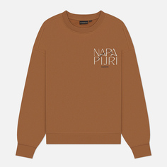 Женская толстовка Napapijri Rhin Crew Neck, цвет коричневый