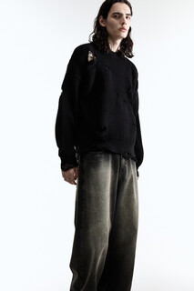 джемпер мужской Джемпер oversize рваный в стиле гранж Befree