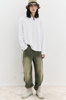 лонгслив мужской Лонгслив хлопковый асимметричного кроя Befree