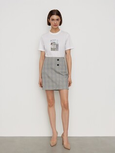 Мини-юбка на запах XS(42) Elis