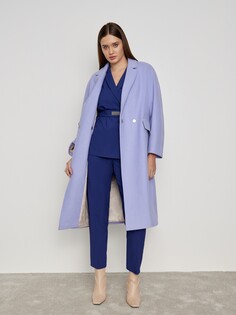 Пальто сиреневое с шерстью M(46) Lalis