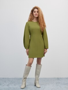 Платье мини с объемными рукавами L(48) Elis