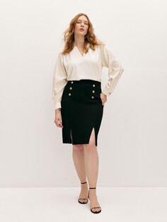 Юбка-карандаш с разрезами XL(50) Lalis