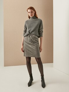 Юбка прямая из экозамши M(46) Elis