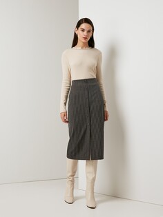 Юбка-миди прямая на пуговицах M(46) Elis