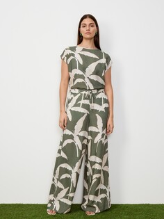 Брюки-палаццо с принтом M(46) Lalis