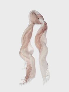 Палантин льняной с бахромой (55*180) Elis