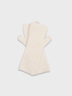 Митенки молочного цвета (16 (8)) Elis
