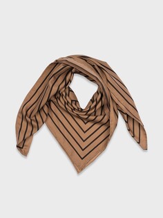 Платок с линейным принтом (90*90cm) Elis