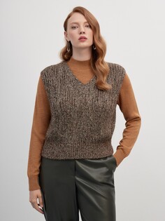 Жилет комбинированной вязки XL(50) Lalis
