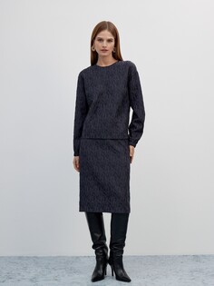 Юбка из рельефной ткани XS(42) Elis