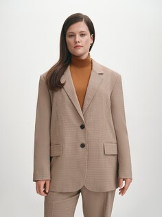 Жакет однобортный в клетку 3XL(54) Lalis