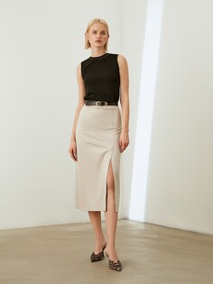 Юбка-миди с двумя разрезами S(44) Elis