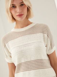 Джемпер хлопковый в полоску S(44) Elis