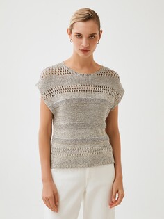 Джемпер с ажуром вязаный XL(50) Elis