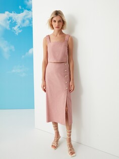 Юбка-миди на пуговицах S(44) Elis