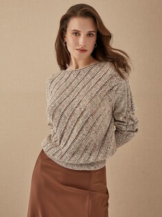 Легкий джемпер ажурной вязки XL(50) Elis
