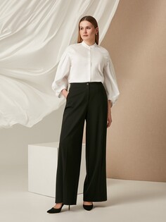 Брюки прямые с высокой посадкой XXL(52) Lalis