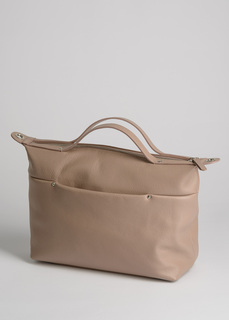 Объемная сумка из натуральной кожи (28*21*12) Elis