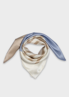 Платок шелковый с принтом (70*70) Elis