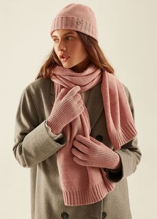 Вязаные перчатки с шерстью и альпакой (16 (8)) Elis