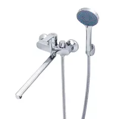 Смеситель для ванны Esko Porto 31 однорычажный универсальный с лейкой и шлангом цвет хром ЕСКО