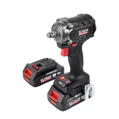 Гайковерт аккумуляторный Elitech CW 2004SL, 20 В Li-Ion 2x2 Ач, 450 Нм