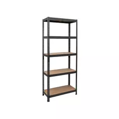 Стеллаж металлический 5 полок 180x120x40 см Light цвет светло-серый нагрузка на полку 170 кг Без бренда