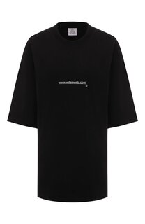 Хлопковая футболка VETEMENTS