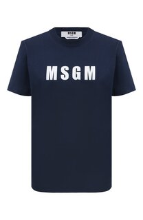 Хлопковая футболка MSGM