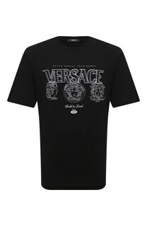 Хлопковая футболка Versace