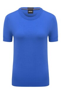 Шерстяной пуловер BOSS