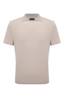 Поло из вискозы Giorgio Armani