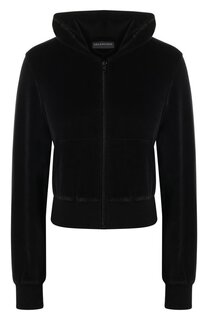 Бархатная толстовка Balenciaga