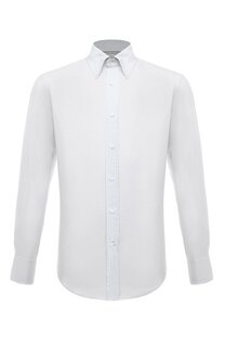 Хлопковая рубашка Brunello Cucinelli
