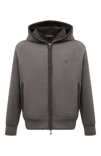 Хлопковая толстовка Emporio Armani