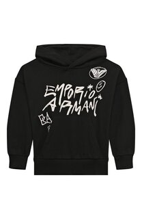 Хлопковое худи Emporio Armani
