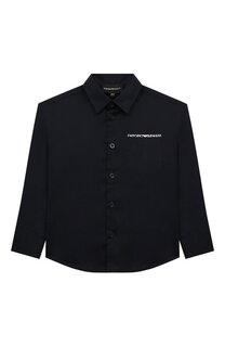 Хлопковая рубашка Emporio Armani