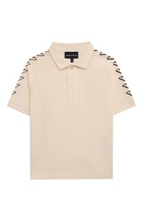 Хлопковое поло Emporio Armani