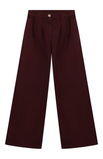 Хлопковые брюки Elisabetta Franchi La Mia Bambina
