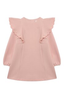 Платье из хлопка и вискозы Chloé Chloe