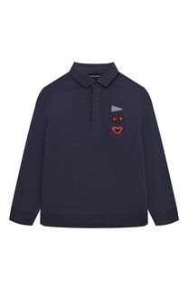 Хлопковое поло Emporio Armani