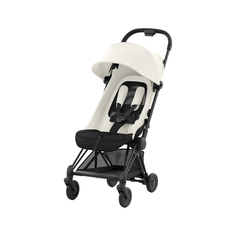 Коляска прогулочная Coya matt black off white с дождевиком CYBEX