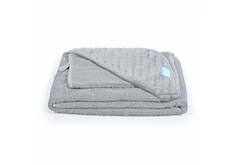 Полотенца Nuovita Полотенце с уголком и варежкой Grazia плюш-клетка 100x100 см