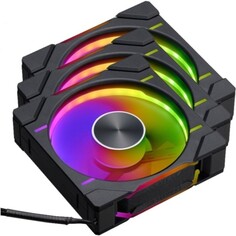 Вентилятор для корпуса PHANTEKS PHANTEKS D30 DRGB Reversed PH-F120D30R_DRGB_PWM_BK01_3P 3*120x120x30mm, 250-2000rpm, 61.5CFM, 31.8dBA, 4-pin