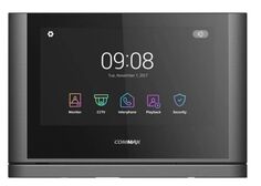 Видеодомофон COMMAX CDV-1024MA сенсорный экран 10.1" TFT LCD (1024х600); AHD 2Mp; до 2-х вызывных панелей, цвет темное серебро Black Smog