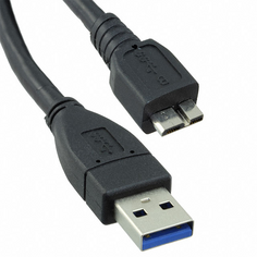 Кабель Delux USBC2001-0.5M USB 2.0 соединительный USB A - micro B, 0.5m