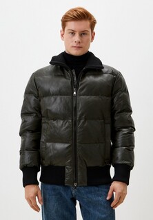 Куртка кожаная утепленная Al Franco 