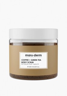 Скраб для тела Maru.derm Coffee + Green Tea Body Scrub, 250 мл